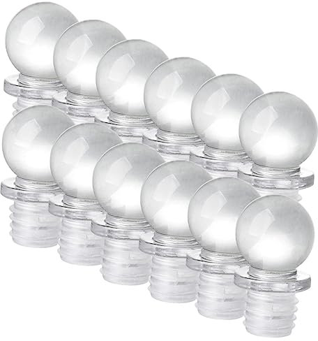Ipetboom 20pièces Bouchons De Bouteilles Verre Avec Boules Pour Parfum Capsules Distributrices Pratiques Pour Aromathérapie Et Cosmétiques