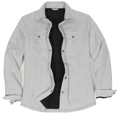 ZENTHACE Mens Flannel Shacket Jacket veste en flanelle pour hommes Homme