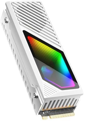TSMORY Dissipatore di calore di alta efficienza 2280 NVMe con i dispositivi di raffreddamento del fan di ARGB per la gestione superiore dei Thermals