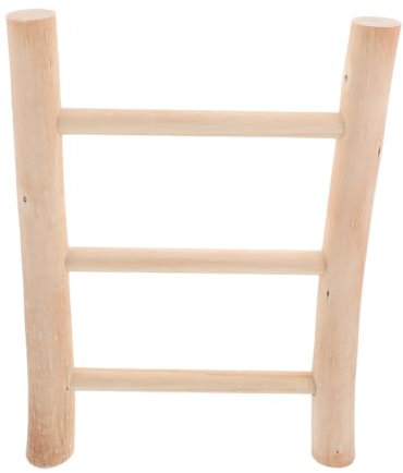 HEALLILY Porte-serviettes en bois rustique pour l'organisation et le rangement de la salle de bain, finition naturelle, design unique pour une décoration d'intérieur élégante