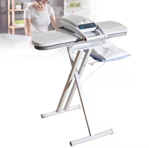 Presse à vapeur numérique pour vêtements, presse à repasser avec écran LED, jet de vapeur et 5 réglages de température, machine à vapeur pour usage domestique et commercial, machine à repasser,65cm