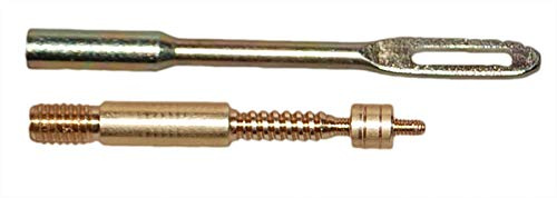 Filz Lauf Reiniger Halter & AdapterM5/1/8 Zoll - Waffenreinigung Putzstock | Messing-Komponenten, Patchhalter mit Innengewinde, universell für Laufreinigung