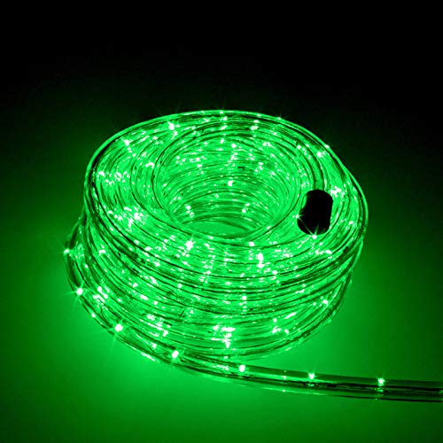 Trade-Shop LED-Beleuchtung Licht-Schlauch Lichterkette 36 LED/Meter für Balkon Terasse Garten Party Weihnachten Deko (5M/10M/20M/30M/40M/50M/60M/80M/100M)