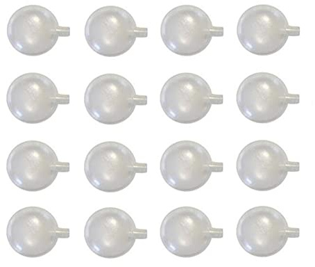 Upstore 25 giocattoli in plastica trasparente Squeakers Doll Inner Accsssories Riparazione Fix Cane Pet Baby Toy Rumore Sound Voice Maker Inserzione di ricambio (50 mm)