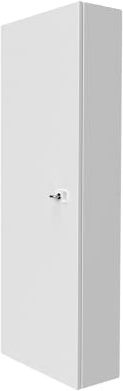 ATOLE Coffret Habillage Tableau électrique Acier Blanc Serrure clé H920xL340xP140 RCH400GSS