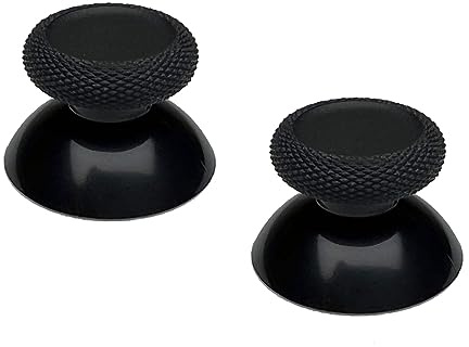 VicRole Black Original Replacement Thumbsticks for Meta Quest 2 Controller, Repair Kit Buttons Custom Analog Stick Joysticks for Oculus Quest 2 VR Headset with Prying Tool