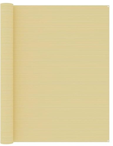 ZEYUAN Zeltteppich, Vorzeltteppich, Camping Plane, Teppich Für Camping Vorzelt, Bodenplane Zeltunterlage, Camping Teppich Outdoor, 250x350 cm Beige