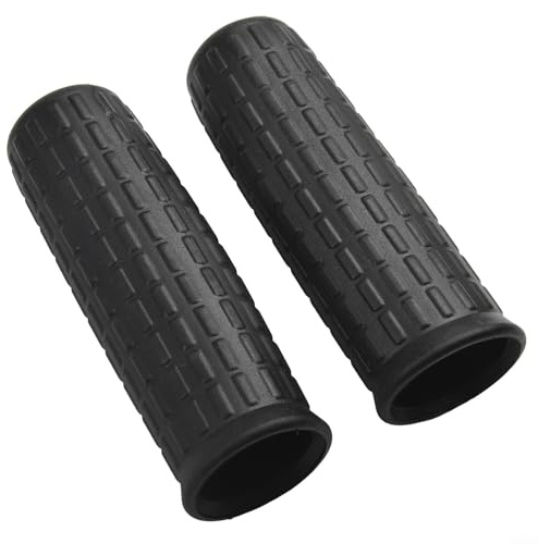 Cloudpower Gummigriffe für Schubkarren, einfache Installation, rutschfeste Griffe, Schubkarre, rutschfeste Griffabdeckung, runde Rohre, schwarze Ersatzgriffe (122 x 32 mm), 2 Stück