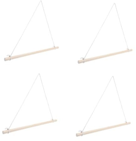 KITANDOVE 4er-Pack Holzfahnenmasten Zum Aufhängen Von Gartenbannern Stabile Fahnenmasten Für Banner Mehrzweck-dekorationsstangen