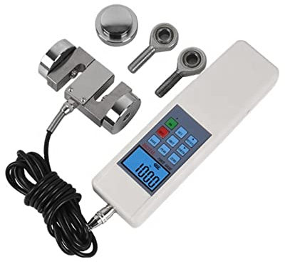 Dynamometer 1000N Digitaler Druck- und Zugkraftmesser mit S-Wägezelle, tragbarer Kraftmesser, LCD-Bildschirm, Handgriff-Dynamometer Langlebiges Gehäusematerial