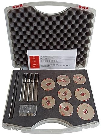 SRSDG Alesatore per sedi valvole, Mola per rettifica sedi valvole, Possono Essere utilizzati Tutti i Modelli, Utensili per sedi valvole, Set di Utensili per Riparazione Auto (Colore: da 52 a 62 mm)