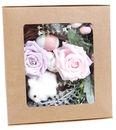 Osterkranz DIY Kit Osterkranz Herstellung Kit mit Eiern für Haustür Künstlicher Ostern Hängender Kranz für Home Decor Party