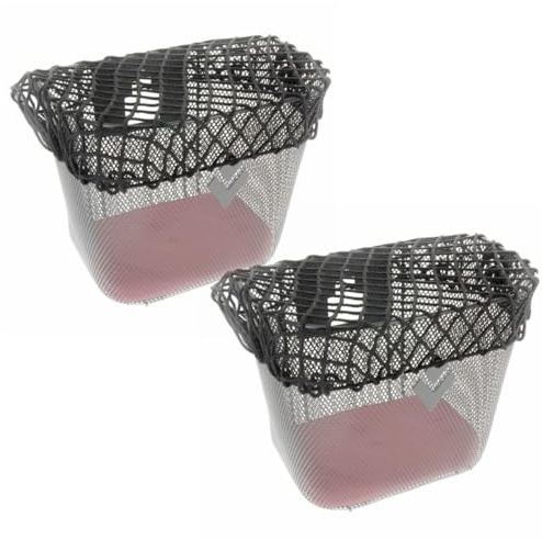 Hapo-G - Lot de 2 Filets de Protection pour Panier de Vélo - Sécurité Renforcée - Ajustable - Facile à Installer - Idéal pour Courses et Balades - Compatible avec Différents Types de Paniers