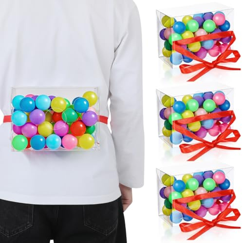 Toyvian 3Er Set Party Schüttelball Spiel Lustige Spiele Für Drinnen Oder Draußen Für Geburtstage Hochzeiten Weihnachten Karneval – Pongball Herausforderung