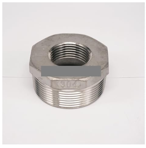 304 Stainless Steel Reducer 2 BSP Male Thread to 1 Female Reducing Bush Fitting Gas Air Water Fuel