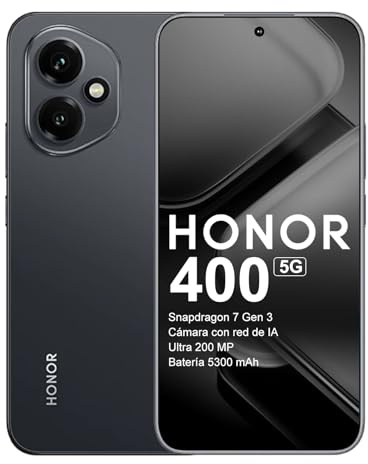 HONOR 400 Smartphone, Display AMOLED 6,55 120Hz, 200MP Fotocamera, Batteria 5170mAh 66W, 8GB+512GB, 5G Dual SIM, Android 15 Cellulare