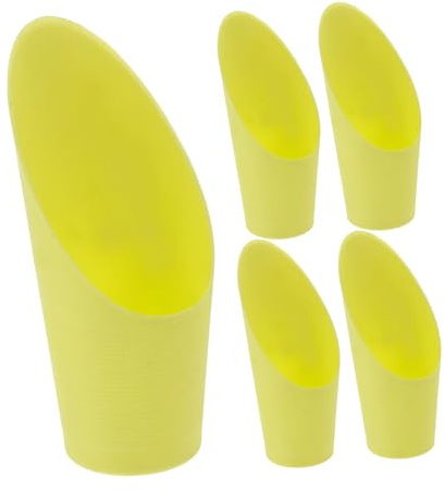 Beavorty Set 5 Palette per Invasatura in Plastica per Bonsai e Piante Succulente, Secchio da Giardino Leggero e Resistente, Attrezzi da Giardinaggio per Terriccio e Rinvaso Colore Casuale