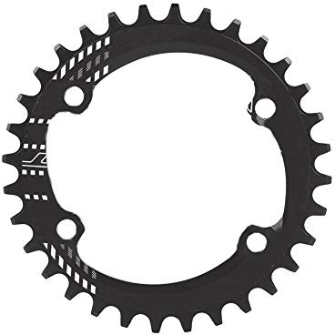 Tbest mountain bike ride narrow front chainring 96bcd,Narrow Wide Chainring 96mm BCD 32T 34T 36T 38T ycle Single Chain Ring Guard Compatible M6000 M7000 M8000 Mountain Bike