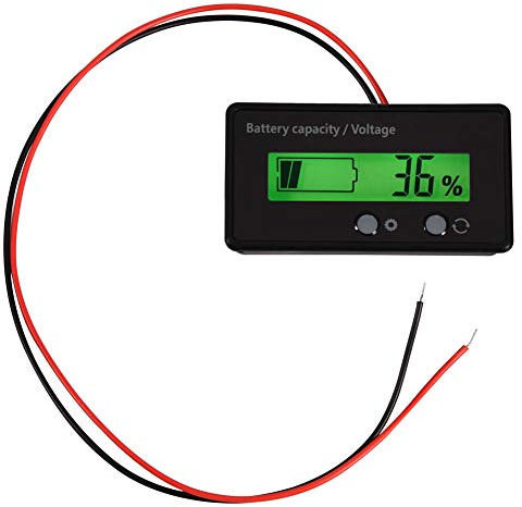 Testeur de capacité de batterie DC 6-70V, affichage LCD numérique indicateur d'état de la batterie moniteur de compteur de tension pour véhicule de voiture