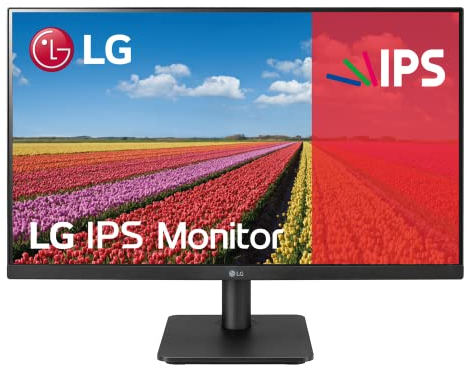 LG 24MP400-B 60,4 cm (24 Zoll) Full HD Monitor (IPS-Panel, FreeSync, Reader Mode), schwarz