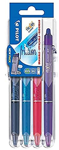 Pilot Pen 2270SG4N - FriXion Clicker, Mine 0.7 mm, 4er Set, Mehrfarbig