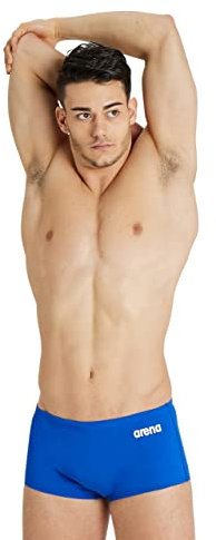 ARENA Solid Team Costume Uomo Piscina, Costume da Bagno ad Asciugatura Rapida, Pantaloncini da Bagno in Tessuto MaxLife Eco con Massima Resistenza al Cloro e Protezione UV UPF 50+