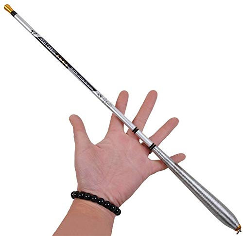 Sparrow Angel Karpfenrute Mini-Carbon-Faser-Stream Angelrute Teleskop-Ultra Short Ultra Light Fishing Pole for Frischwasser (Color : 2.4m)