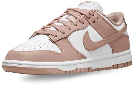 Nike Dunk Low, Sneaker Donna, White Rose Whisper, 44 EU