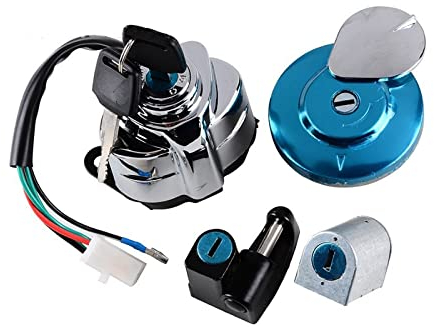 Tankaufkleber Motorrad Zündschloss Tankdeckel Helm Lenkradschloss Schlüssel Für Magna250 Shadow VLX VT 400 600 750 CA250