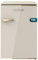 Cecotec Mini Frigorifero Retro Bolero CoolMarket TT Origin 110 Beige E. Mini Frigorifero Retro con Capacità di 110L, Classe E, Icebox, LED interno, Maniglia Cromata, Ripiani in Vetro