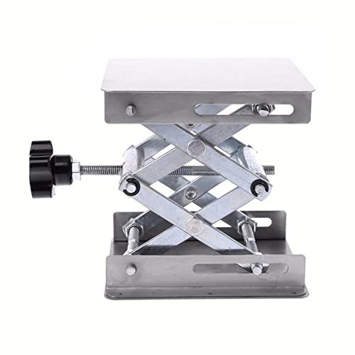 BGNERY Scherenwagenheber Tisch Labor Labor Edelstahl Hebebühne (Color : 90mmx90mm)