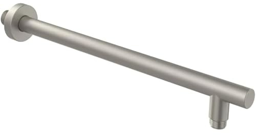 Bras mural pour douche de tête VILLEROY ET BOCH Universal Showers rond Brushed Nickel Matt