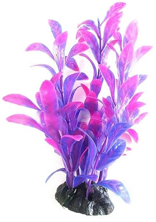 GRIRIW Aquarium Dekoration 6st Künstliche Pflanzen Kunstpflanzen Für Aquarien Aquarienpflanzen Dekorationen Für Aquarien Steingarten Aquarium Pflanzen Für Aquarium