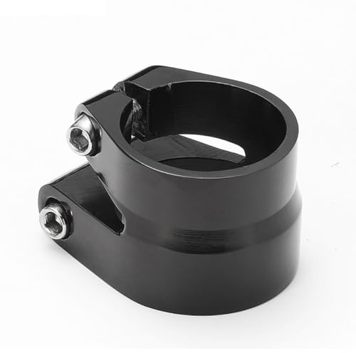 HOUSON Fahrrad Sattelklemme, Aluminiumlegierung, Schwarz, 27.2 x 31.8 mm