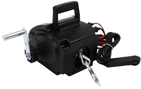 Elektrische Seilwinde 12 V Elektrowinde mit Funkfernbedienung 2267 Kg Zugkraft für Autos Anhänger Lastwagen Yachten Schiffe und Schiffswinden