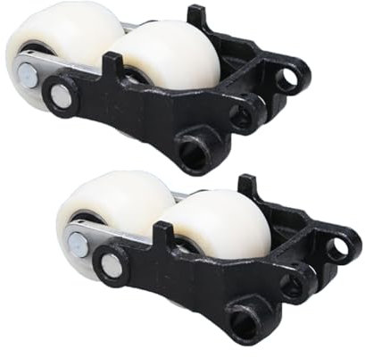 ACCL 2× Hubwagen Räder Gabelhubwagen-Rollen Durchmesser 70mm Schwerlast Gabelstapler-Rad Nylon Räder mit Eisenkern Für 2 Tonnen Gabelstapler Hydraulikstapler Kufe 70×60mm