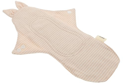 Hoement Waschbare Damenbinden aus Baumwolle Wiederverwendbare Menstruationsbinden Super Saugfähig Atmungsaktiv für Reisen und Alltag