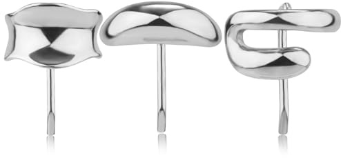 3stk Haarspangen Starkem Halt für Pferdeschwänze, Haarspangen mit Starkem Halt Pferdeschwanzmanschette Metall-Haargummis Gebogene Haarnadel Pferdeschwanz-Haarschnallen für Frauen (Silber)