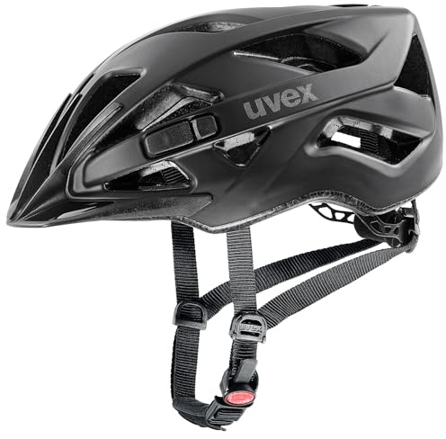 uvex Touring cc - Leichter Allround-Helm für Damen und Herren - individuelle Größenanpassung - erweiterbar mit LED-Licht - Black matt - 56-60 cm