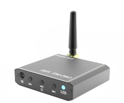 Receptor de Audio Bluetooth 5.2 Adaptador Inalámbrico Estéreo de Música HiFi Sin Pérdidas de Reproducción de Disco U AUX de 3,5 mm para Amplificador de Altavoz de Automóvil
