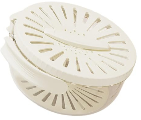 Panier de vidange double couche avec panier pratique pour laver les légumes fruits et légumes avec poignée pliable et essoreuse à salade