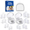 10pcs Dilatatore Nasale Antirussamento, Clip Antirussamento, Dispositivo Anti Russamento, Silicone Clip per naso Magnetico Dilatatore nasale, Ti Aiuta A Respirare E Dormire Meglio