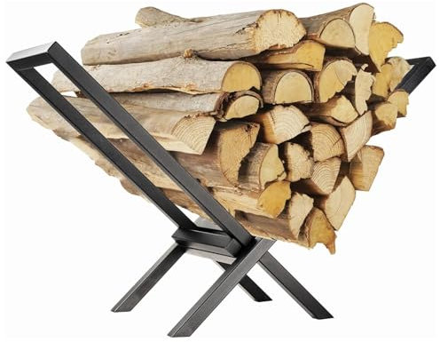 Générique Rack de Bois de Chauffage extérieur, Stockage en Bois de cheminée, Support de Porte-Chauds de Travail, Support de Rangement du Support de rondins