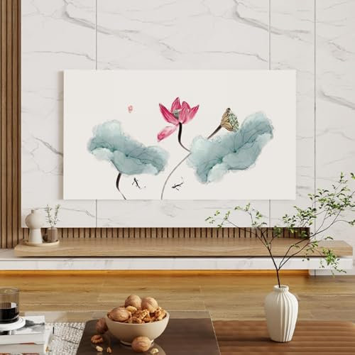 HSTANGKY Funda Antipolvo Para TV Con Impresión Artística Para TV De Interior De 32-80 Pulgadas Protector Antipolvo De Pantalla Para Televisores LCD/LED-flower||40-43inch