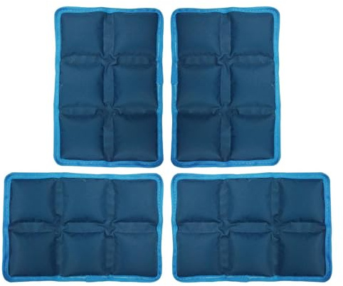 manhegari Poches Froides pour Boîte Repas - Gel Rafraîchissant Réutilisable | Pochette Gel Glace Compacte et Lavable pour Camping, Randonnée, Plage, Bureau et Pique-Nique