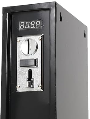 Münzbetriebener Timer-Steuerkasten, 220V 10A Münzautomat für Waschmaschine | Münz-Timer-Steuerbox, Münzbetriebene Steuerungs-Timer-Box für Massagesessel, Verkaufsautomaten