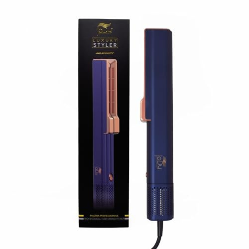 JaDy Air Divinity – Piastra-Asciugacapelli 2-in-1 Air Flow, Motore BLDC 110 000 RPM, 30 Mln Ioni Negativi, Temperatura 120-160 °C, Piastra Ceramica con Olio, Doppia Tensione