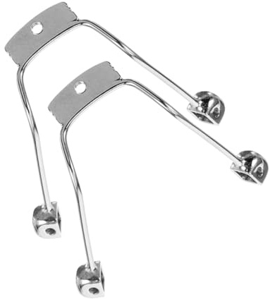 OATIPHO 2 Stück Metall Nasenstütze Brillenhalter Schraubbar Antirutsch Nasenpads für Erwachsene Kompatibel mit Kunststoff Metallfassungen Komfortable Brillen Ersatzteile