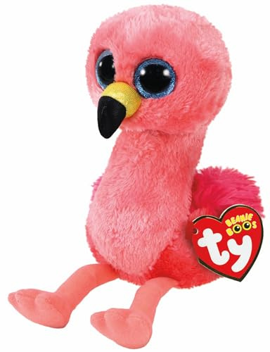 TY 36848 Gilda Pink Flamingo - Beanie Boos, 15 cm
