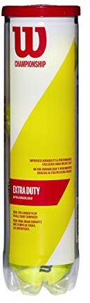 Wilson Championship Extra Duty Tennis Ball, 10332, gelb, 12-Can